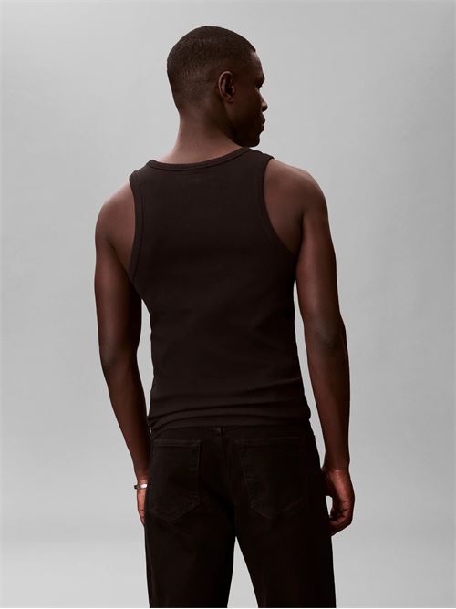 2x2 rib badge tank top CALVIN KLEIN JEANS | LV04RF272GUB1